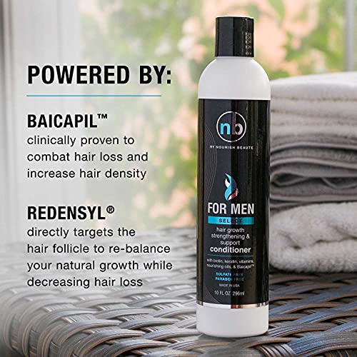 Nourish Beaute Hair Regrowth Conditioner For Men - Anti Hair Loss Conditioner - Vitamins Hair Growth Support Conditioner #TOP3