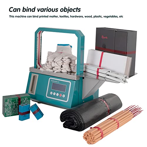 Automatic Hot Melt Opp Tape Strapping Machine 10 Rolls Of Blue Film Tape #TOP2