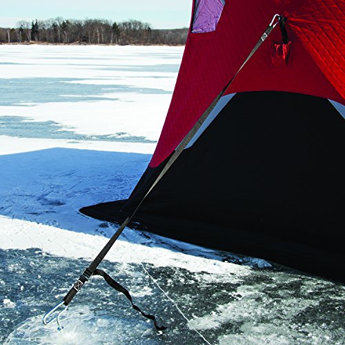 Eskimo Ff949I Fatfish Pop-Up Portable Hub-Style Ice Shelter, Wide Bottom Design 61 Sq Ft. Fishable Area, 3-4 Person Insulated #TOP4