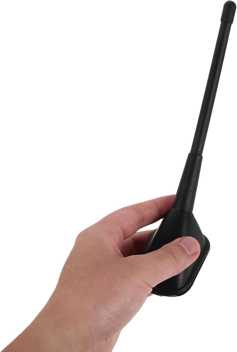 2pcs Car Roof Dummy Antenna Decoration, Black Plastic Exterior Accessory image 4