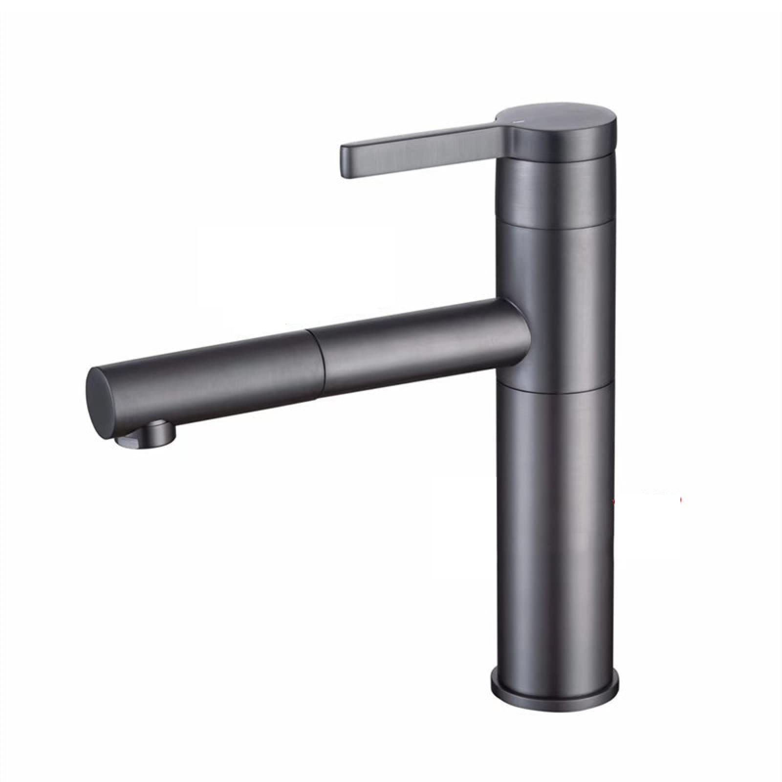 Robinet de salle de bain design avec douchette extractible eau chaude et froide