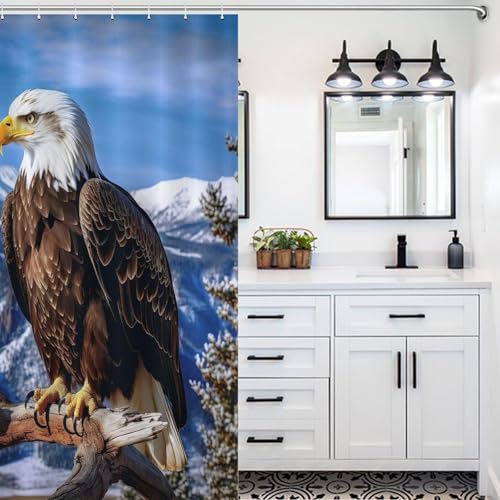 Rideau de douche imperméable et lavable en tissu polyester Aigle - 5
