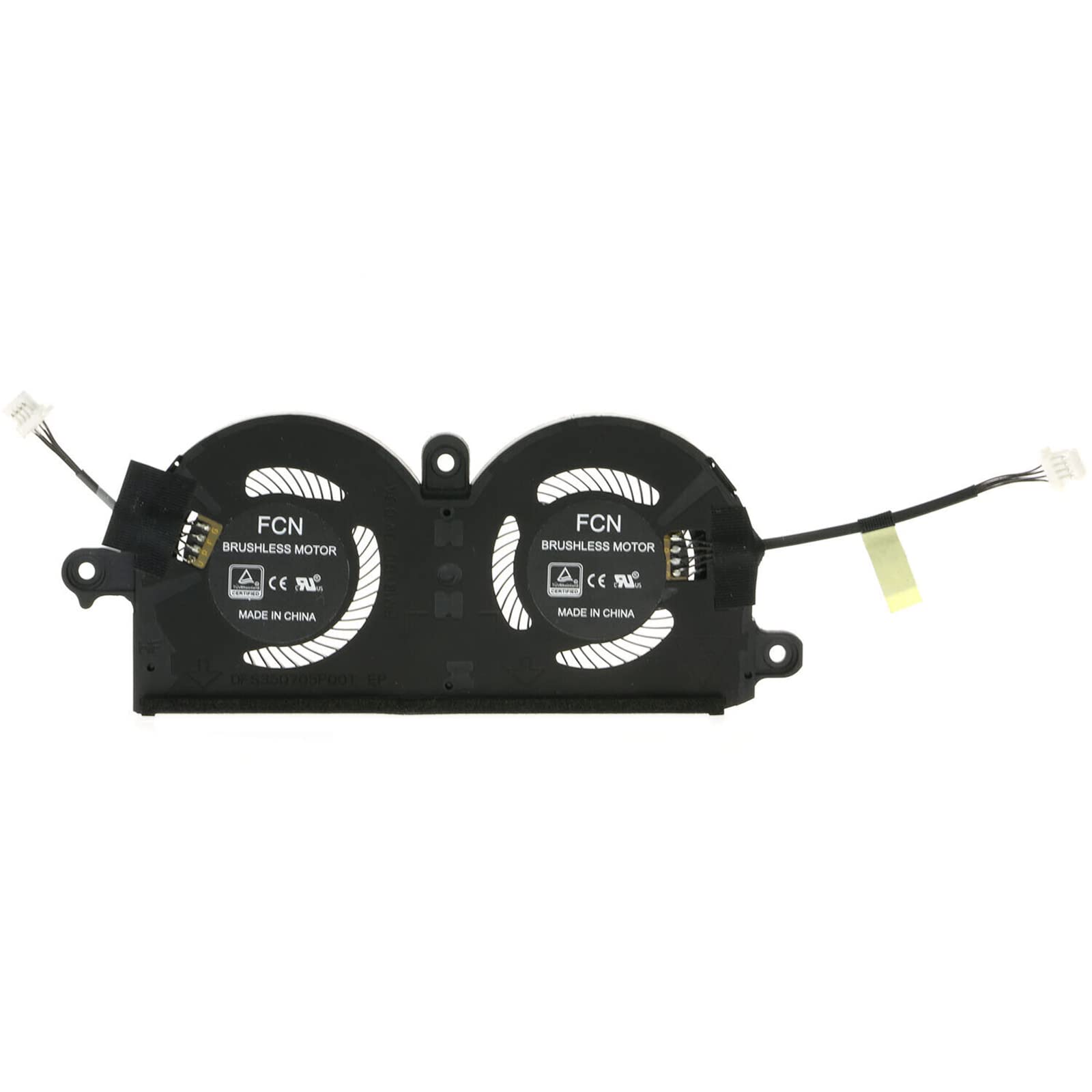 1 peça para laptop CPU radiador DC5V 4 pinos 4 fios ventilador de refrigeração silencioso
