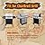 Grill Parts Kit for Charbroil 461334813, 463234413, 463436213, 463436215, 466334613, 466342014, 466436213 466436513 467300115 G432-001N-W1 G432-Y700-W1 Grill Replacement Parts Thermos 466360113 Parts