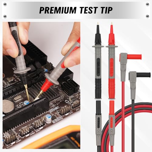 image for SWANLAKE GARDEN TOOLS SWANLAKE 27-Piece Multimeter Test Leads Set, CAT