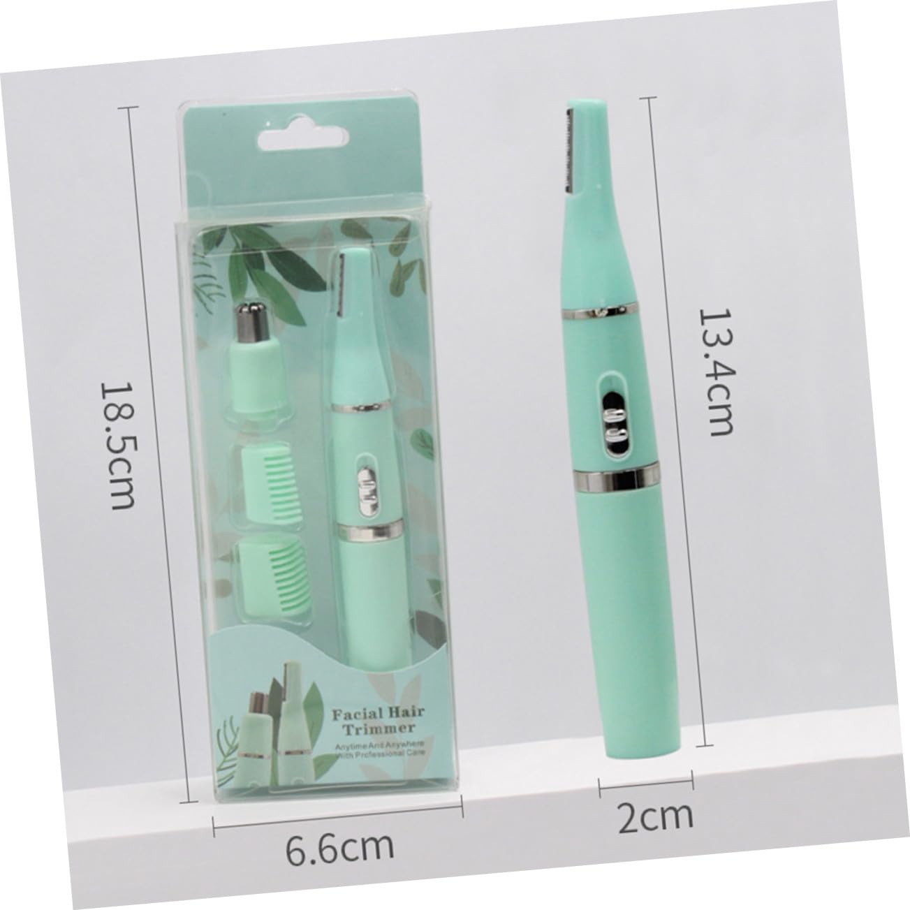 PLAFOPE Recortador Eléctrico Cejas y Facial Portátil Mujer Afeitadora Precisa sin Diseño Compacto para Nariz Labios y Mejillas Fácil de Usar