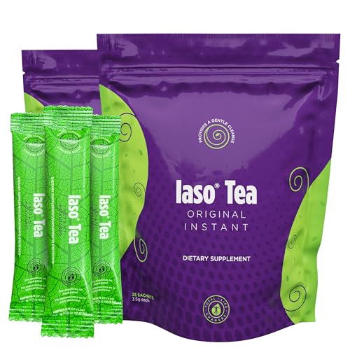 Iaso Instant Tea (Original) - Convenient Cleansing Tea for a Balanced Lifestyle, Gentle & Refreshing, 25 Sachets, Pack of 2