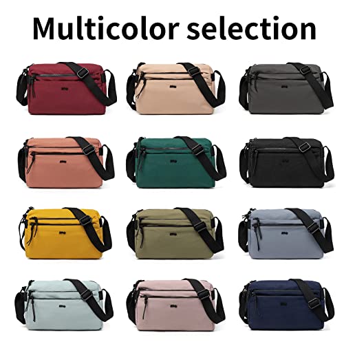 Image of ETidy Nylon Crossbody Bag For Women Waterproof Lightweight Casual Shoulder Purse Hobo Bag