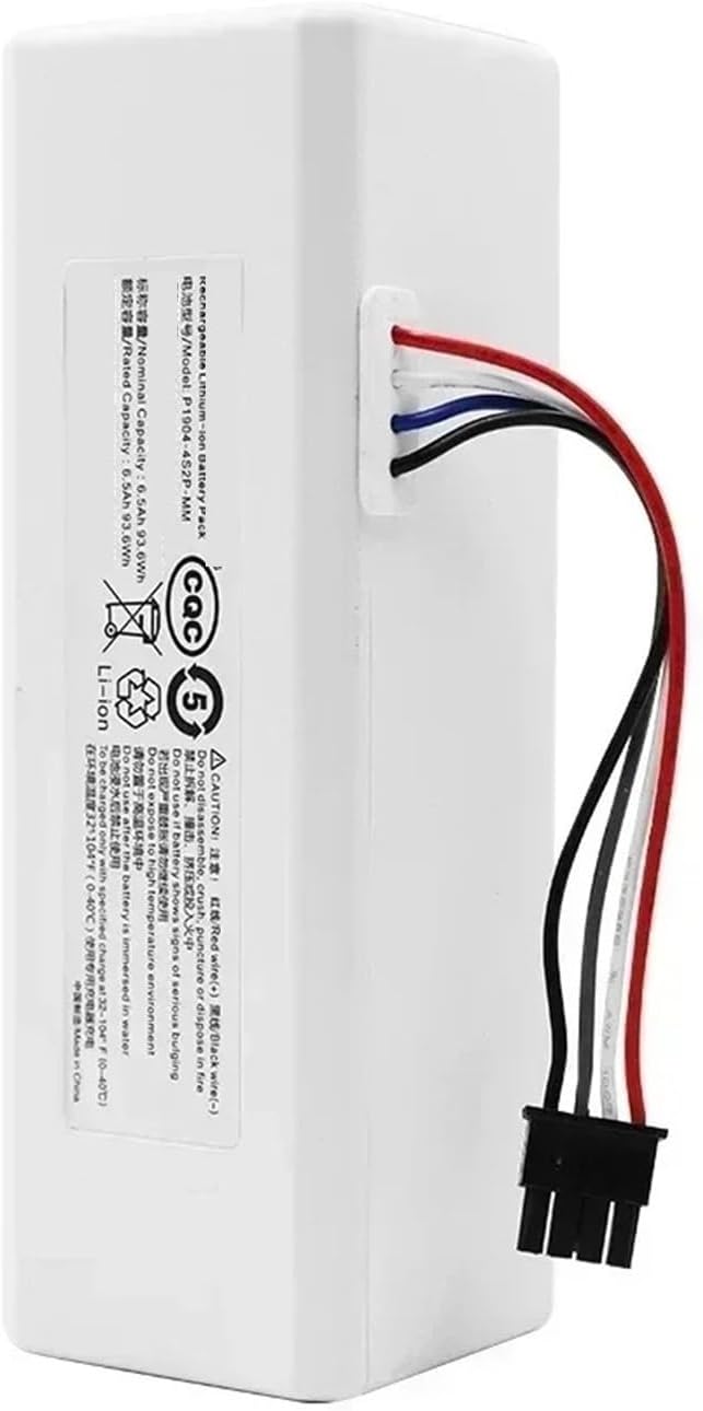 14.4V 5200mAh Robot Vacuum Cleaner Replacement Li-Ion Battery,Compatible For Mijia 1C, G1