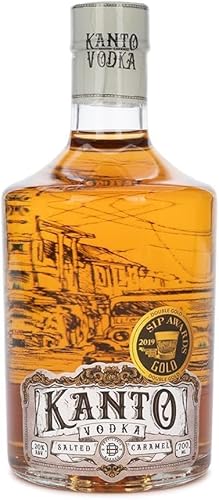 Kanto Karamell Vodka I Salted Caramel I Philippinischer Salzkaramell-Vodka Spirituose I Gold prämiert I 20% vol