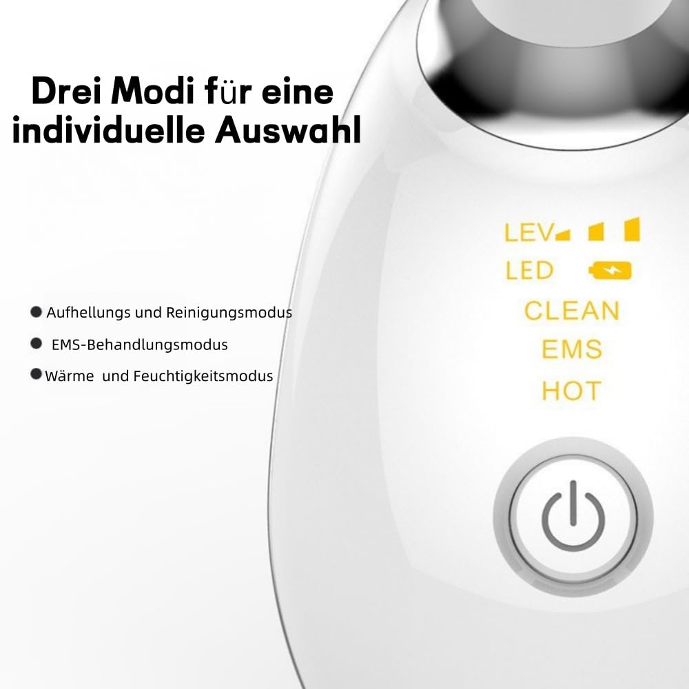 Vespera Clear & Lift Gesichtsmassagegerät - 7 Farben LED,3 Modi, Konstante Erwärmung, V - Shape & Doppelkinn Entfernung, für Damen & Herren