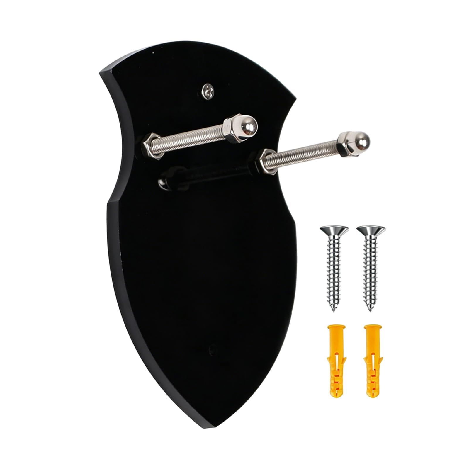 Elnwnnkc Wall Mount Swords Vertical Display Holders ABS Hanging Rack with Mounting Hardware for Decorative Storage Wall Mount Display Rack