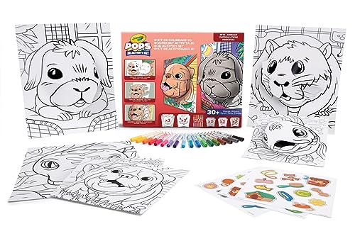Crayola POPS regalo para niños creativo con manualidades 3D de cachorros