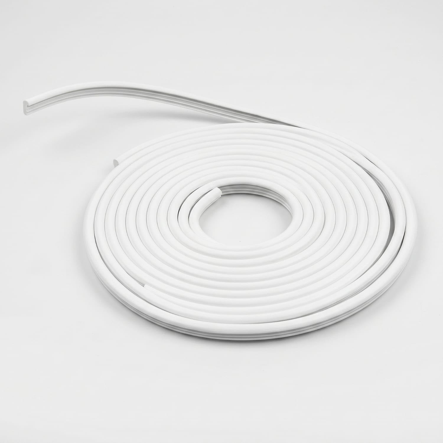 Flexible Bead Wedge Lock Strip Easy to Install Pool Liner Bead Lock White Liner Coping Strip with T-Shaped Coiled for Homeowners, 120FT-image-9