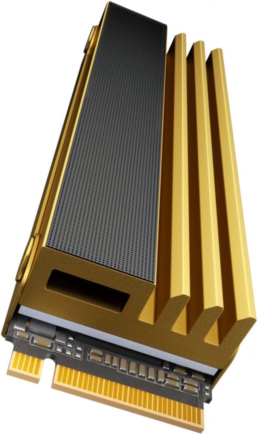 Product image of iDsonix 1TB NVMe M.2 SSD for PC - with Heatsink, PCIe 4.0 up to 7300/5000 MB/s Read/Write, 3D NAND Internal Gaming SSD for Game Enthusiasts, IT Professionals