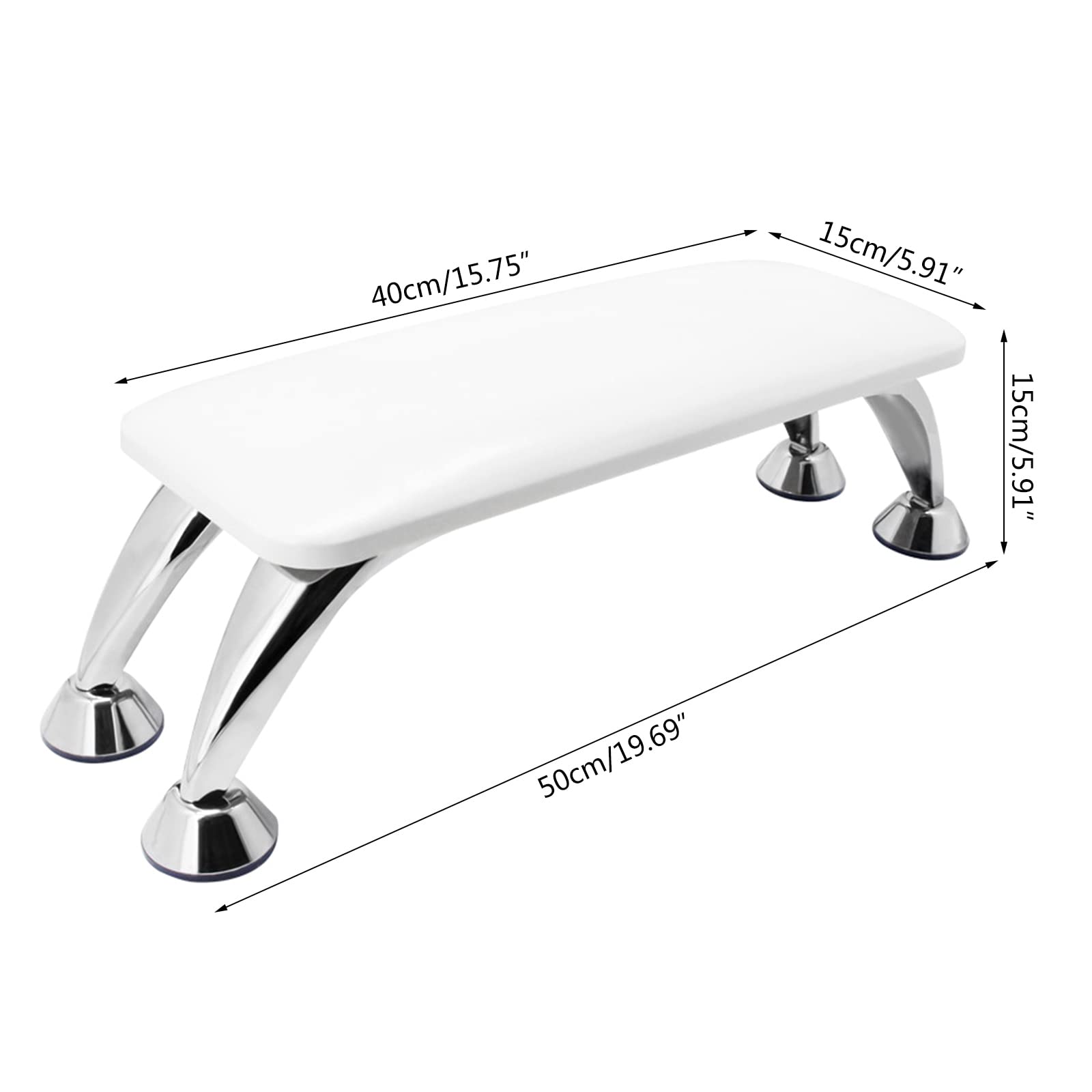Cuscino poggiabraccia per unghie, in pelle di microfibra, supporto per manicure, per salone, tavolo, scrivania, set di tappetini