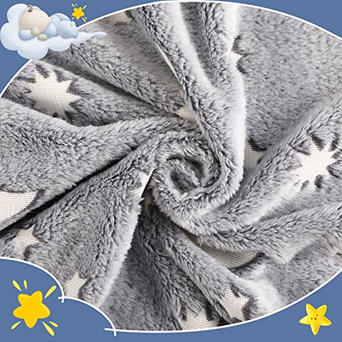 Chumia CHUMIA-FLANNEL FLEECE BLANKET-063 2 Pieces Glow In The Dark Throw Blanket Flannel Fleece Blanket Soft Warm Cozy Kid Throw Blanket thumb #4
