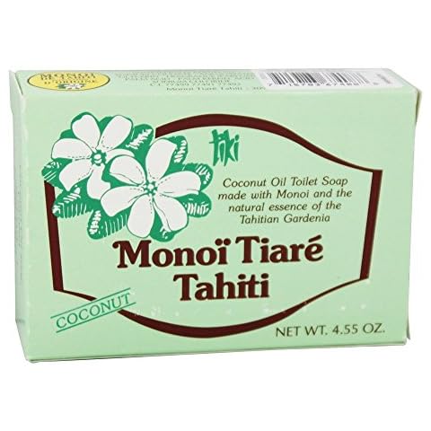 Soap Bar Coconut Monoi Tiare Cosmetics 4.6 oz Bar Soap Cover