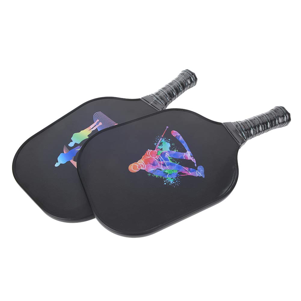 2Pcs Portable Carbon Fiber Paddles, Lightweight and Sturdy Sport Equipment for Indoor and Outdoor Games, Responsive and Sturdy for Better Energy Transmission,