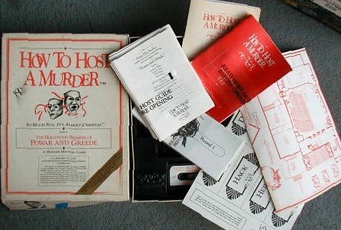 How To Host A Murder ~ The Hollywood Premiere of Powar and Greede ~ A Murder Mystery Game Hardcover – January 1, 1936