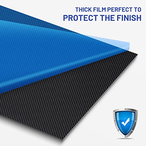 FAKILO Kohlefaserplatte, 300 x 400 x 2 mm, 3K Leinwandbindung, Kohlefaserplatte für Reparatur, Heimwerker, handgefertigt