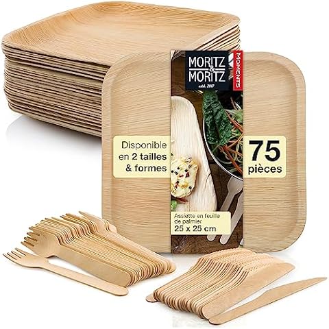 Moritz & Moritz Assiettes en Palmier Cover