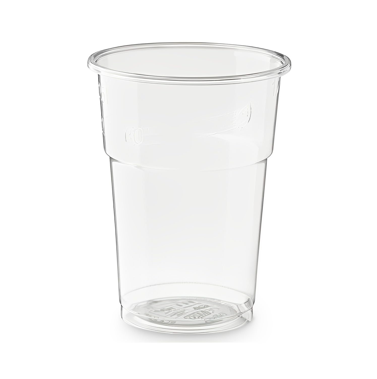 100/500/1000 vasos desechables de 400 ml, marca 0,3 y de 1/2 pinta – Biodegradables y compostables de PLA desechable sin plástico | After Plastic (500)