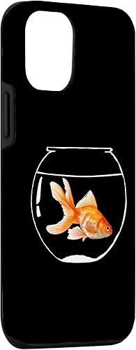 Miniatura 3 de iPhone 1212 Pro Goldfish Bowl Fish Fantail Goldfish Estuche para acuario de agua dulce