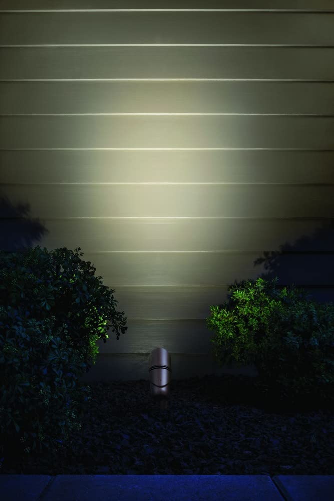 Kichler 16019CBR30 Transitional Accent from Landscape LED Collection in Brass Finish, 6.00 inches