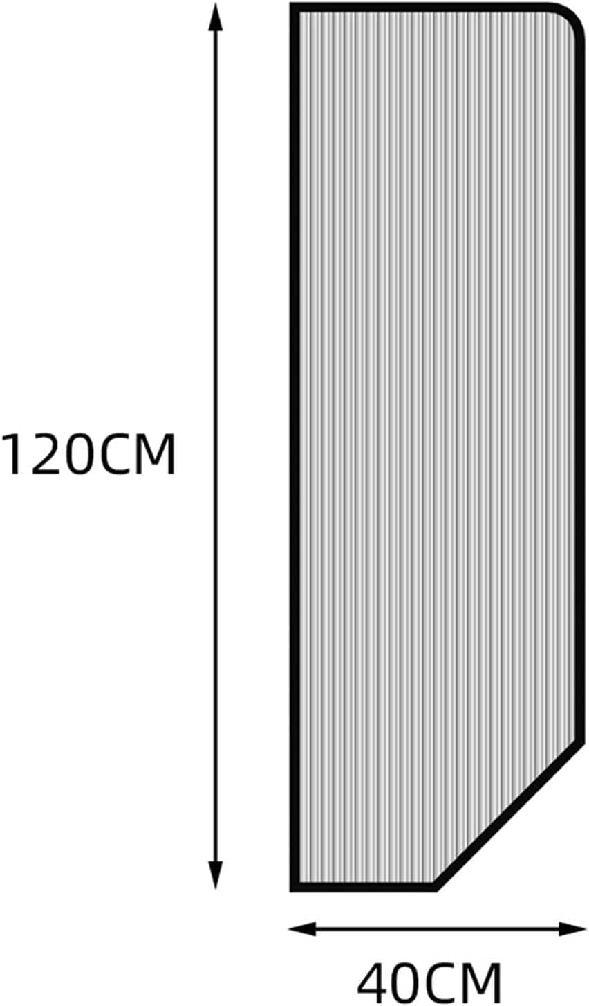 Mampara divisoria de pared para urinario masculino en baños comerciales, divisor de protección moderno con marco de acero inoxidable y vidrio templado translúcido, color negro - Paquete de 2