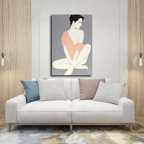 Impression sur toile Her Casual Pose 1983 Patrick Nagel 30x45 cm - 6