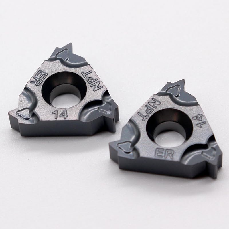 Tool Part for 16ER 27NPT 18NPT 14NPT 11.5NPT 8NPT 60 Angle Thread Turning Tools Tungsten Insert Threading Lathe - (Angle: 20PCS / Shank Diameter: 16ERM 27NPT)