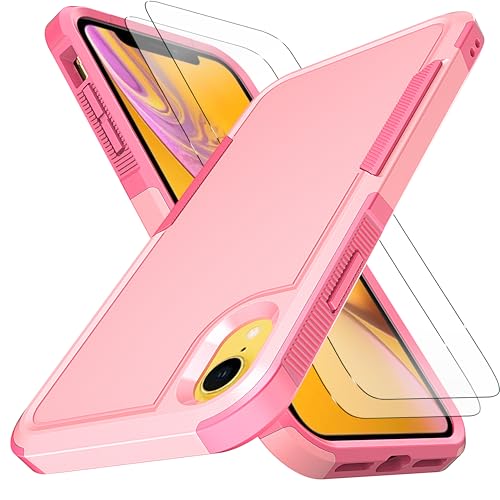 Coque iPhone XR antidérapante rose idéale pour éviter les chutes au quotidien