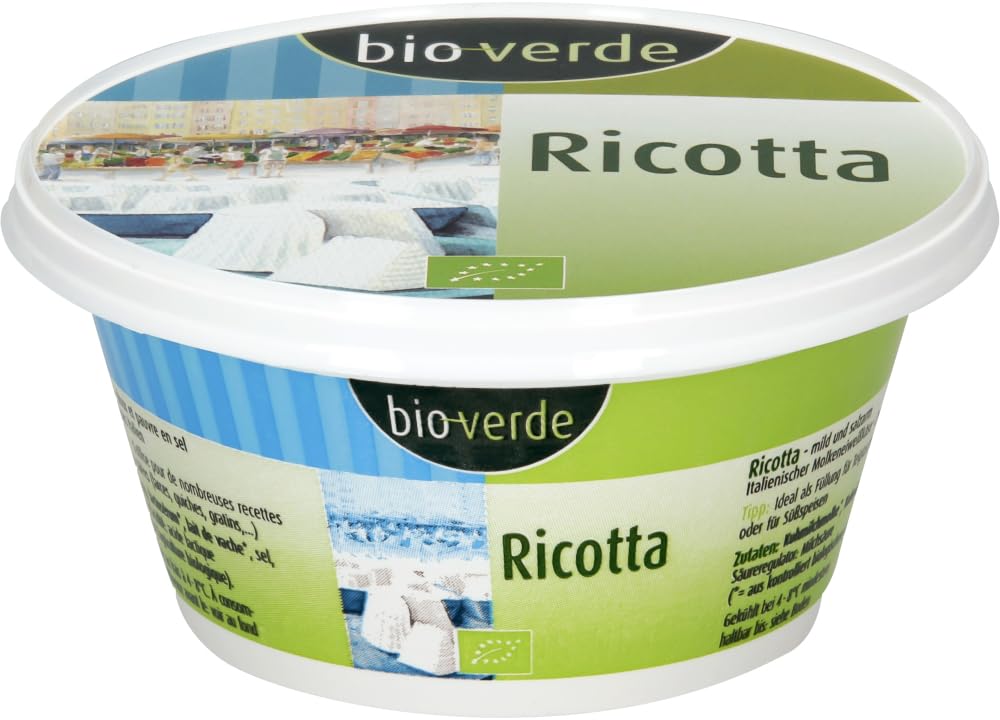 Ricotta Italienischer Bio-Molkenkäse 6 x 250 g