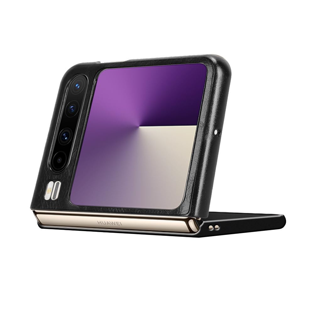 Ultracienkie etui do Huawei Pura X, matowe etui na telefon komórkowy, skórzane, odporne na pozostawianie odcisków palców, antypoślizgowe, miękkie etui ochronne, czarne, Pura X