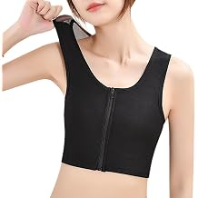 THREEGUN Chest binder Sports bra No bounce Front opening Makes chest look smaller Wire-free bra Chest binding bra Nabe bra Japanese clothing bra Sarashi bra