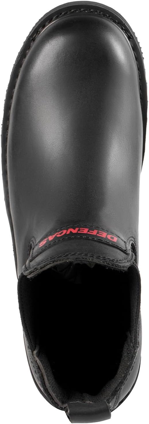 Men's Slip On Chlesea Work Boots for Men, Comfortable, Water Resistant, Full Grain Leather, Slip-Resistant, EH D2432 - Image 2