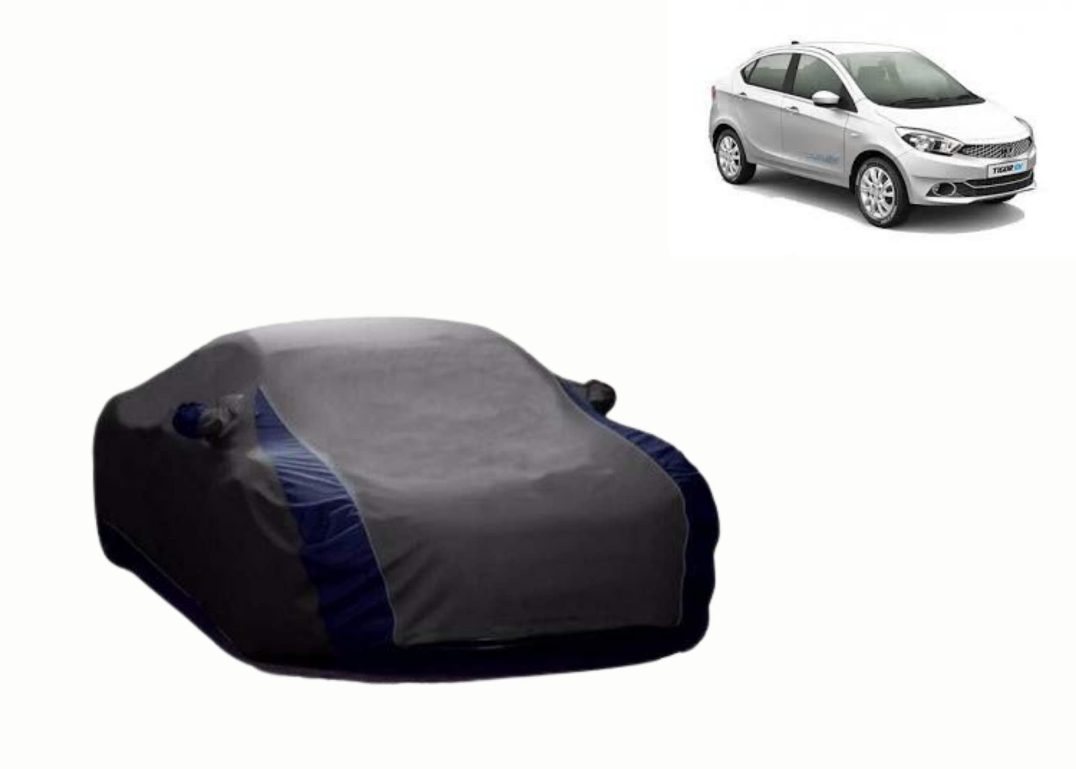 FREE BEE Compatible for Tata Tigor Xpres-T car Cover | Compatible for Tata Tigor Xpres-T car Cover | Compatible for Tata Tigor Xpres-T car Cover with Triple Stitched(_VGREY)