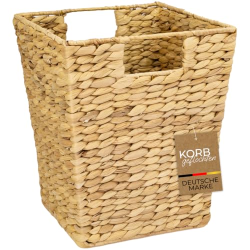 HMF Papierkorb Büro, rechteckiger Aufbewahrungskorb geflochten...