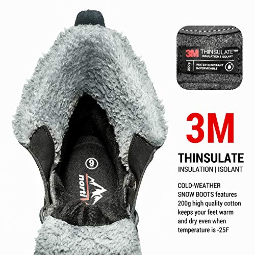 NORTIV 8 Men's Waterproof Winter Snow Boots AVENUE2