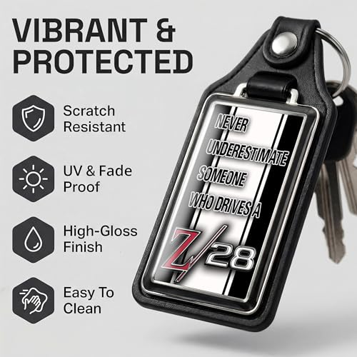 Image of Brotherhood Car Key Chain for Camaro - Classic Models Keychain for Men and