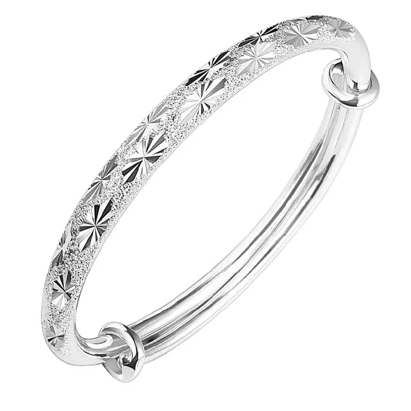 Bracelet pour Femmes YXWYXWA Argent 925 Chaîne Fine Ajustable