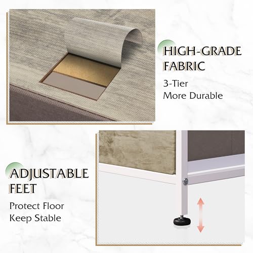 image for WLIVE Tall Dresser for Bedroom, Fabric Dressers Storage Tower, Dresser