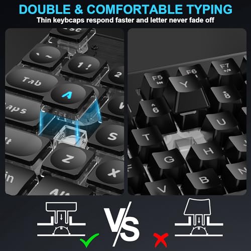 Teclado Gamer BlueFinger Conectividad USB miniatura 7