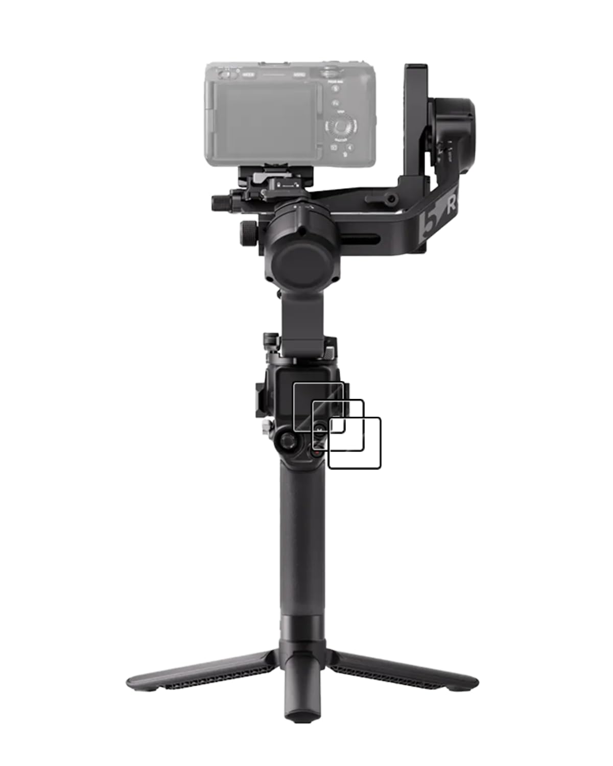 3 pellicole protettive per DJI RS5, 9H, in vetro temperato compatibile con DJI RS5, resistente, antigraffio, senza impronte digitali