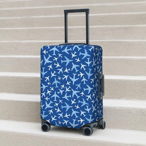 Travel Luggage Cover - Airplanes In The Sky Washable Suitcase Covers Protector Fits 18-32 Inch Luggage 6