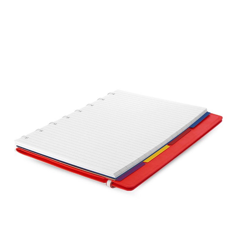 Filofax A5 Refillable Notebook - Red