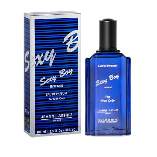 JEANNE ARTHES - Profumo Uomo Sexy Boy Intense - Eau de Parfum - Flacone spray 100 ml - Made in France à Grasse