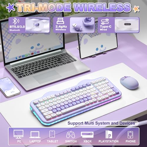 Mechanical Keyboard Wireless Hot-Swappable