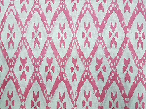 Tissu de Jaipur en coton imprimé au bloc de 10 yards pour confectionner une écharpe unique